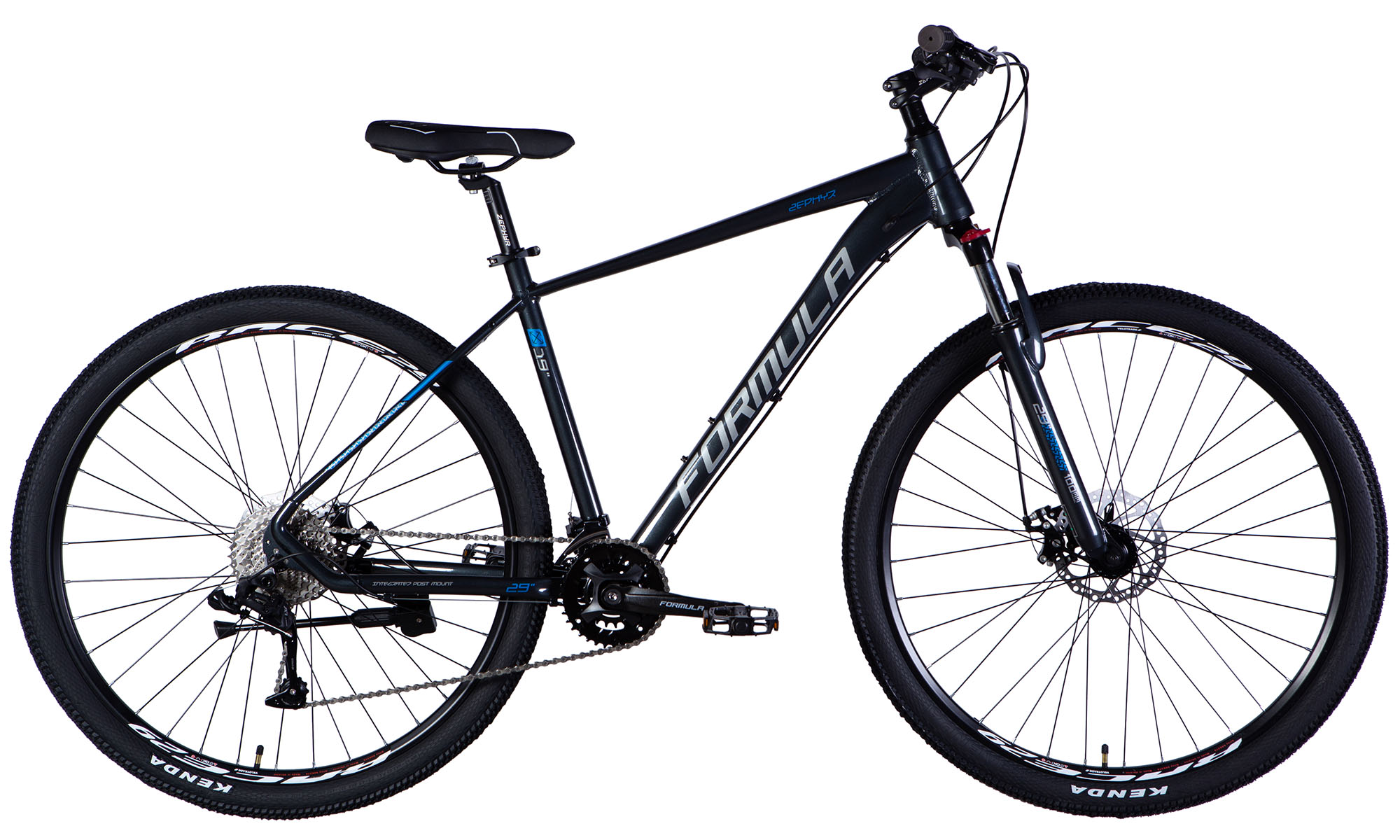 Велосипед Formula ZEPHYR 2.0 DD CS 29", розмір XL, рама 21", рік 2025, темно-сірий 