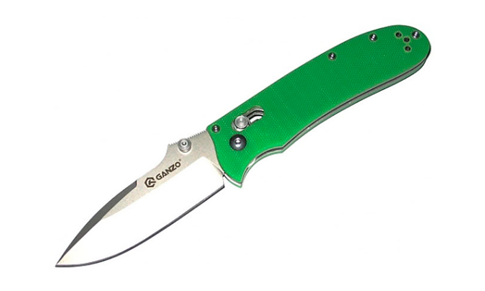 Фотография Складной нож Ganzo G704 зеленый