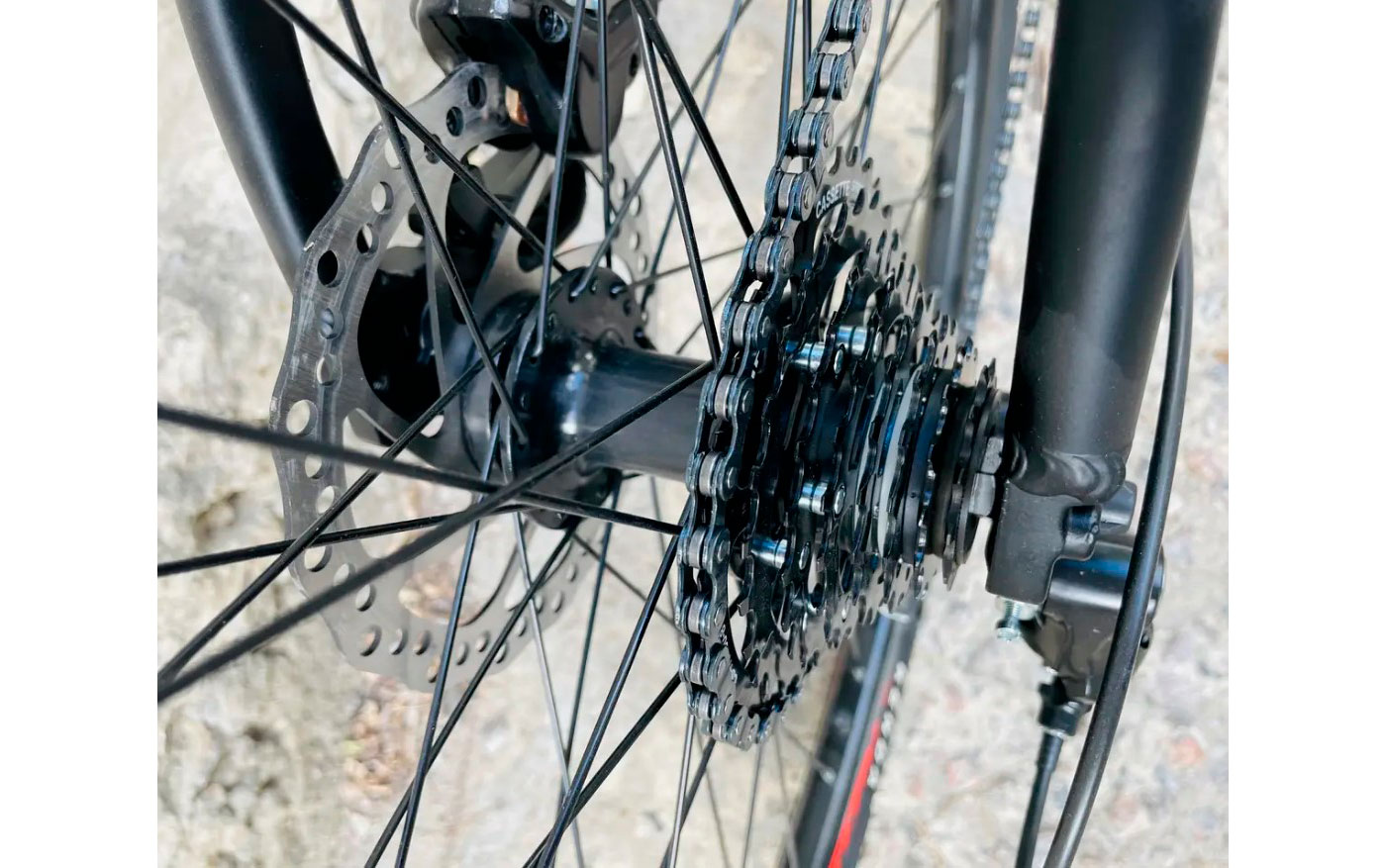 Електровелосипед Crosser E-XC-330 28" 36V/500W, li-ion 12A Samsung Чорно-червоний 2