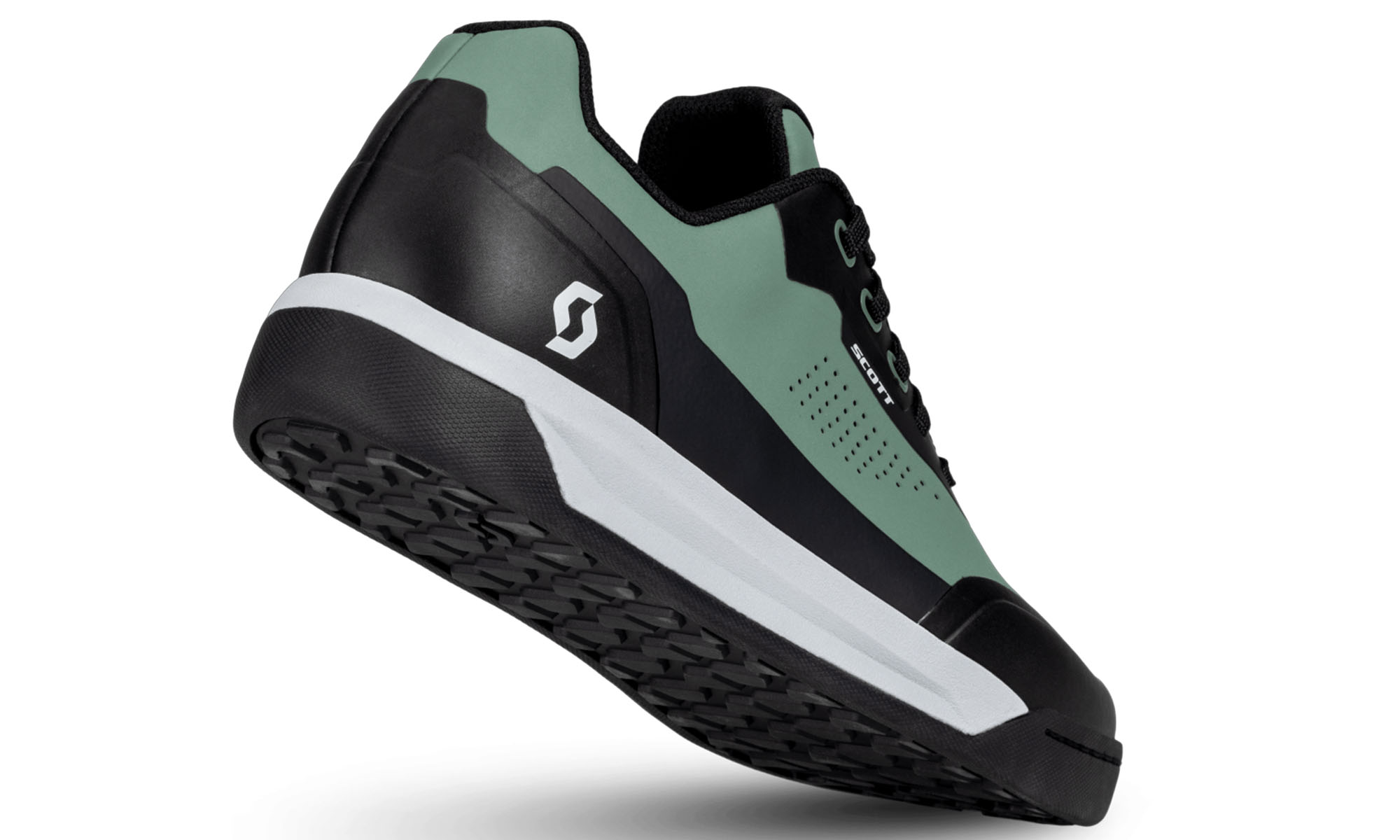Велотуфли SCOTT VOLT EVO FLAT, зелено-черные, размер 42.0 6