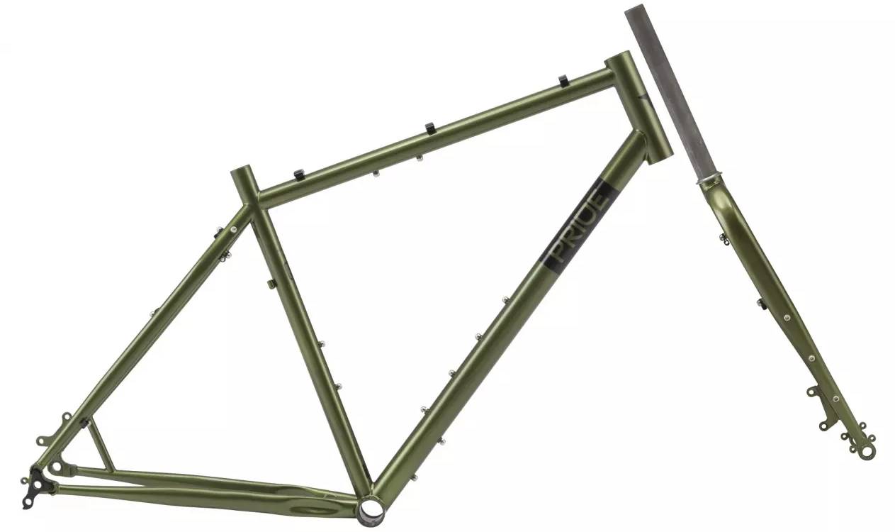 Фотографія Рама 28" Pride ROCX Tour рама - XL 2022 Green Glitter + вилка 