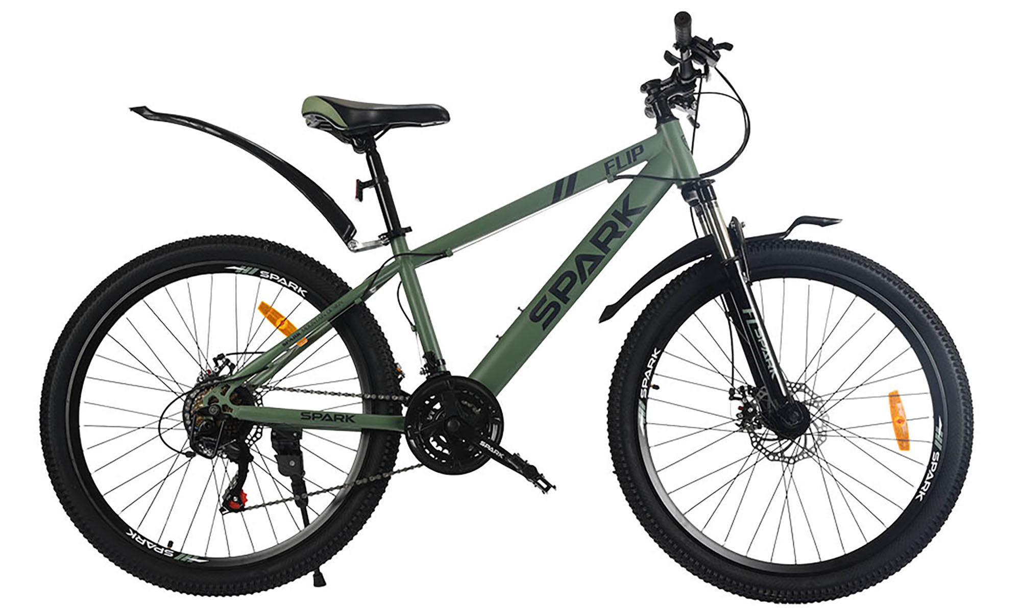 Велосипед SPARK FLIP 26", розмір S, рама 15", рік 2026, зелений 