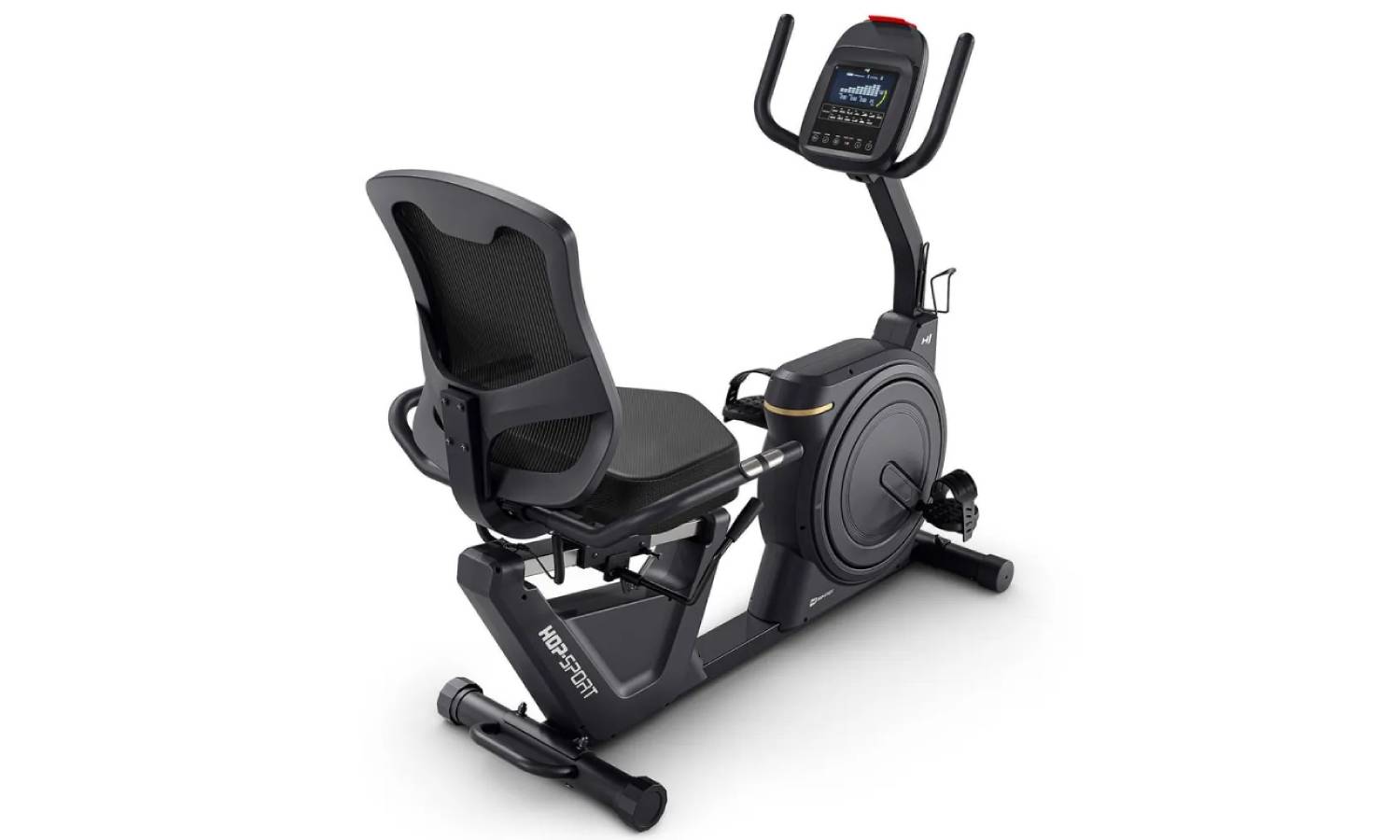 Горизонтальний велотренажер Hop-Sport HS-5000L Ranker чорно-золотистий 10 Горизонтальний велотренажер Hop-Sport HS-5000L Ranker чорно-золотистий 10