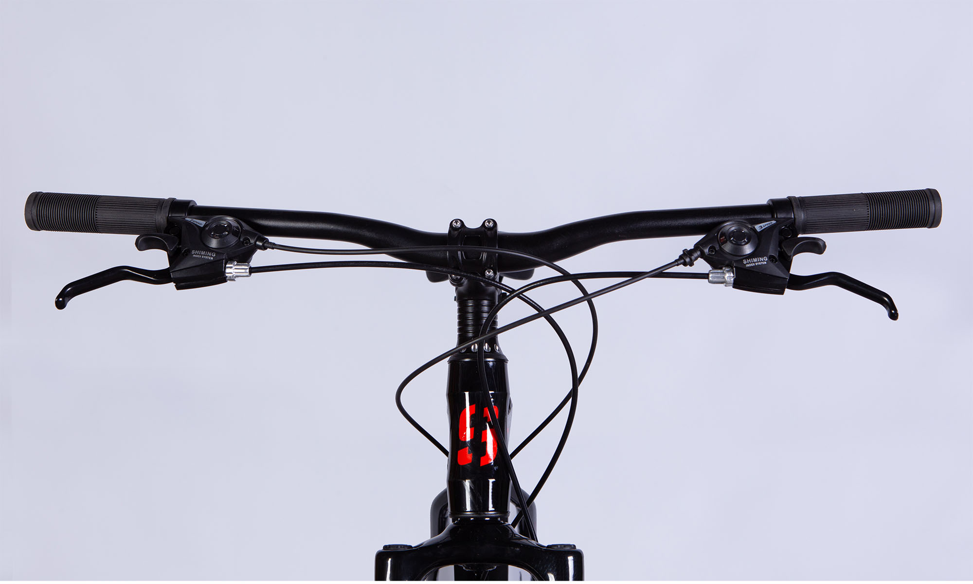 Велосипед SPACE MERCURY DD FR, 29", размер M, рама-18", 2025, черно-красный 3