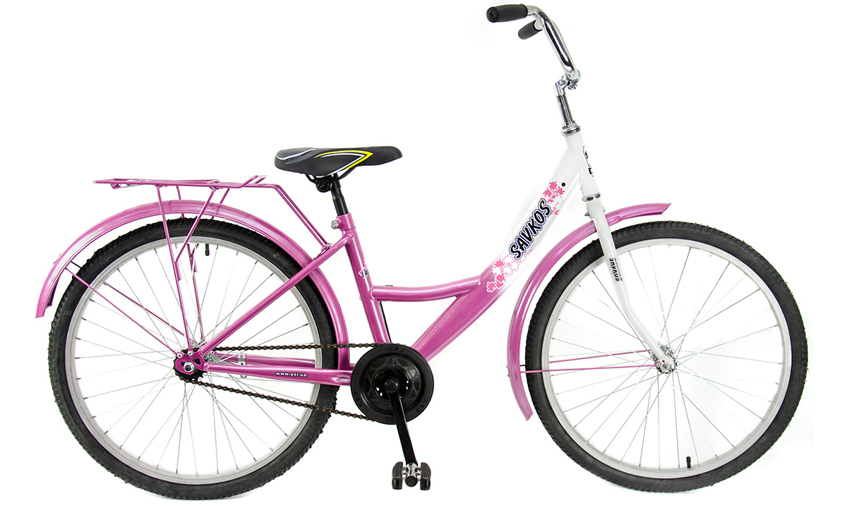 Фотография Велосипед подростковый 24" ХВЗ Teenager 01-2 (2020) 2020 Розово-белый 7