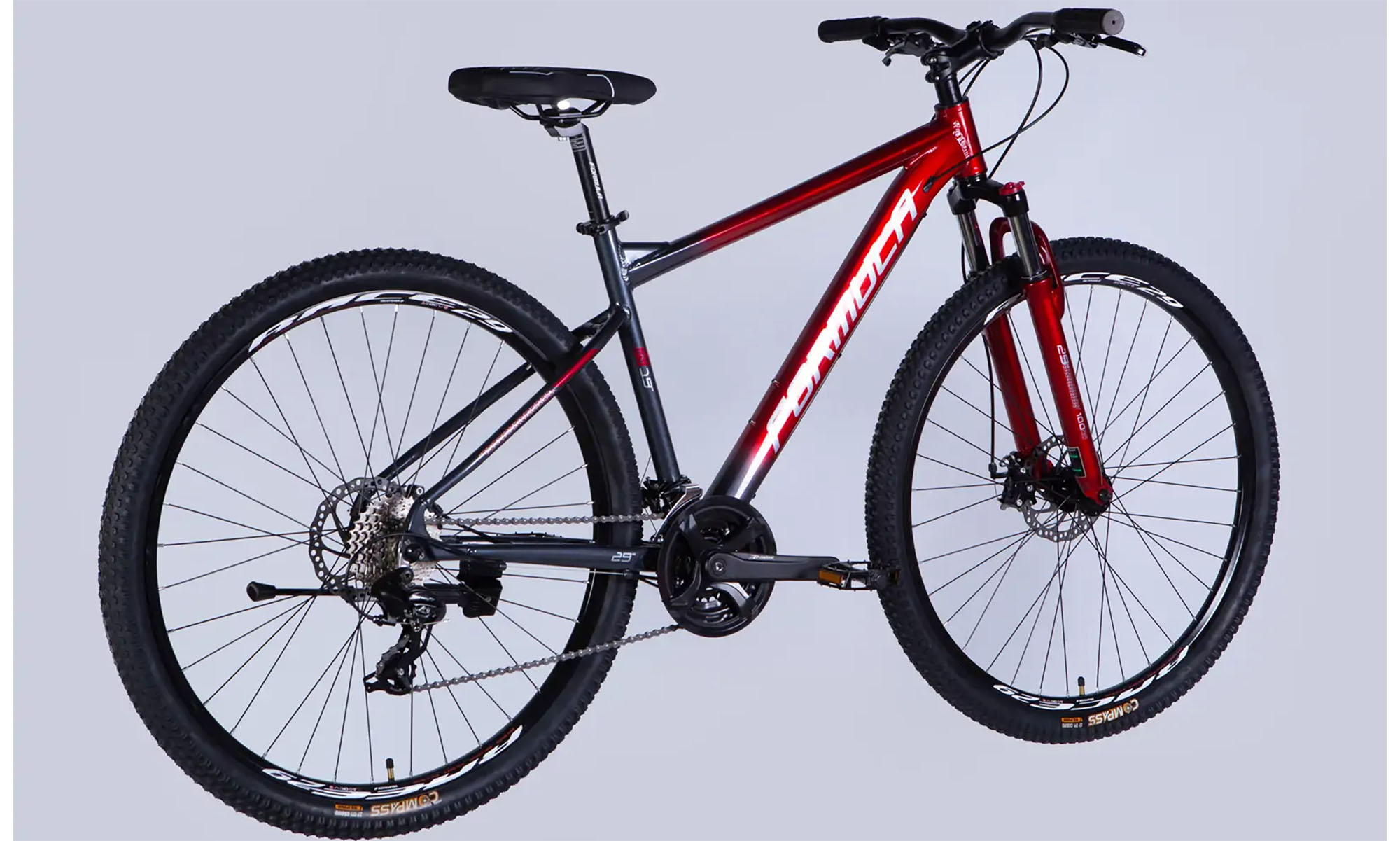 Велосипед Formula F-1 DD CS 29", розмір XL рама-21", рік 2026, червоно-сірий 4