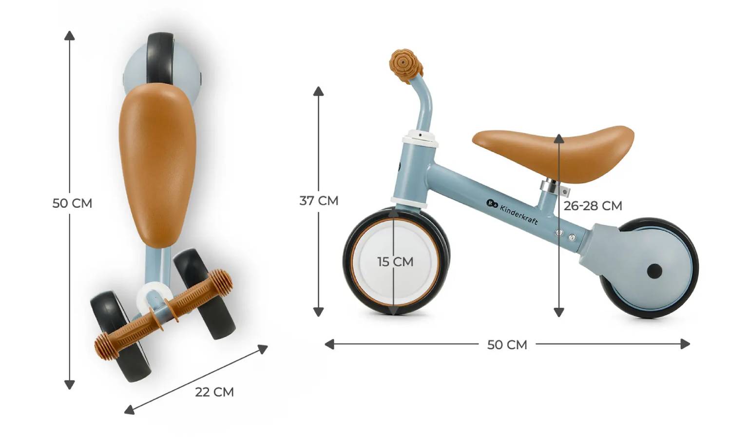 Каталка-біговіл Kinderkraft Cutie Light Blue 4