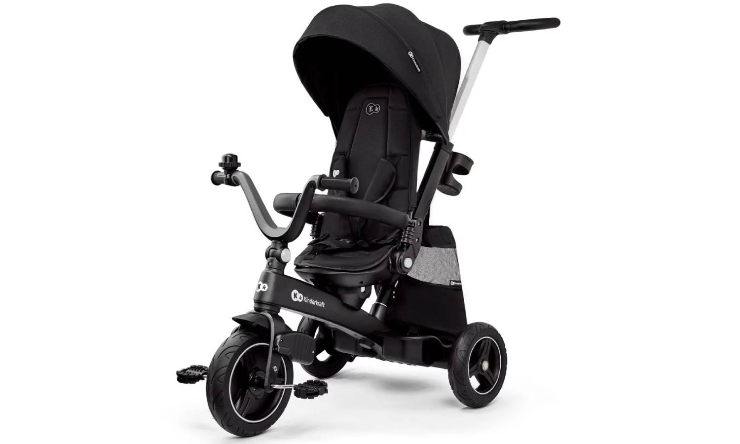 Фотографія Триколісний велосипед Kinderkraft Easytwist Black