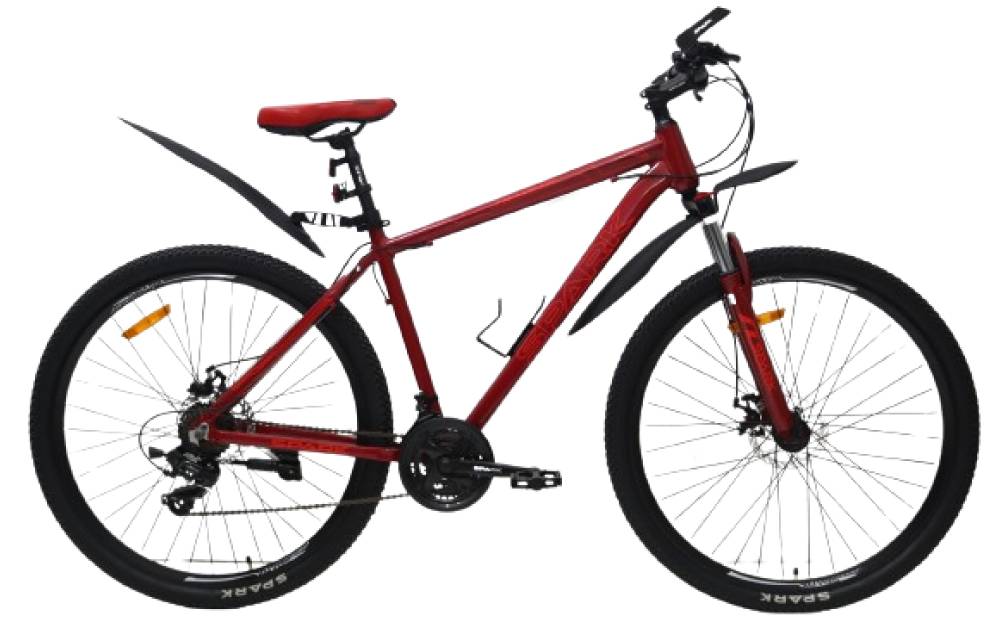 Фотография Велосипед SPARK TRACKER 29" размер L рама 19" 2024 Красный