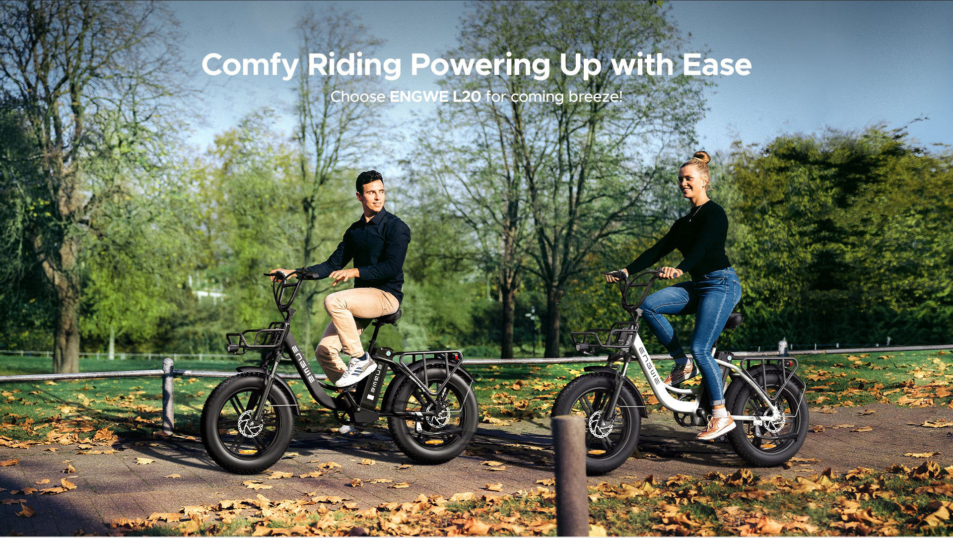 Электровелосипед фэтбайк Engwe L-20 (250 Вт, 13 Ah, 48 В ) 20", черный 6