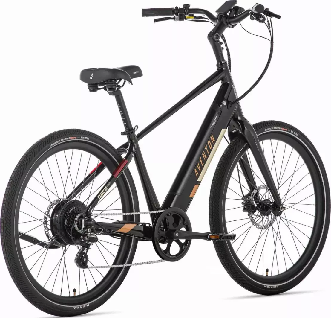 Фотография Электровелосипед Aventon Pace 500 27,5" рама M 2023, Черный 3