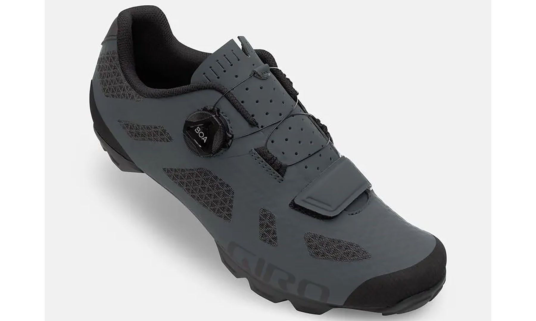 Велосипедные туфли МТБ Giro Rincon темно-серые, размер 42 3