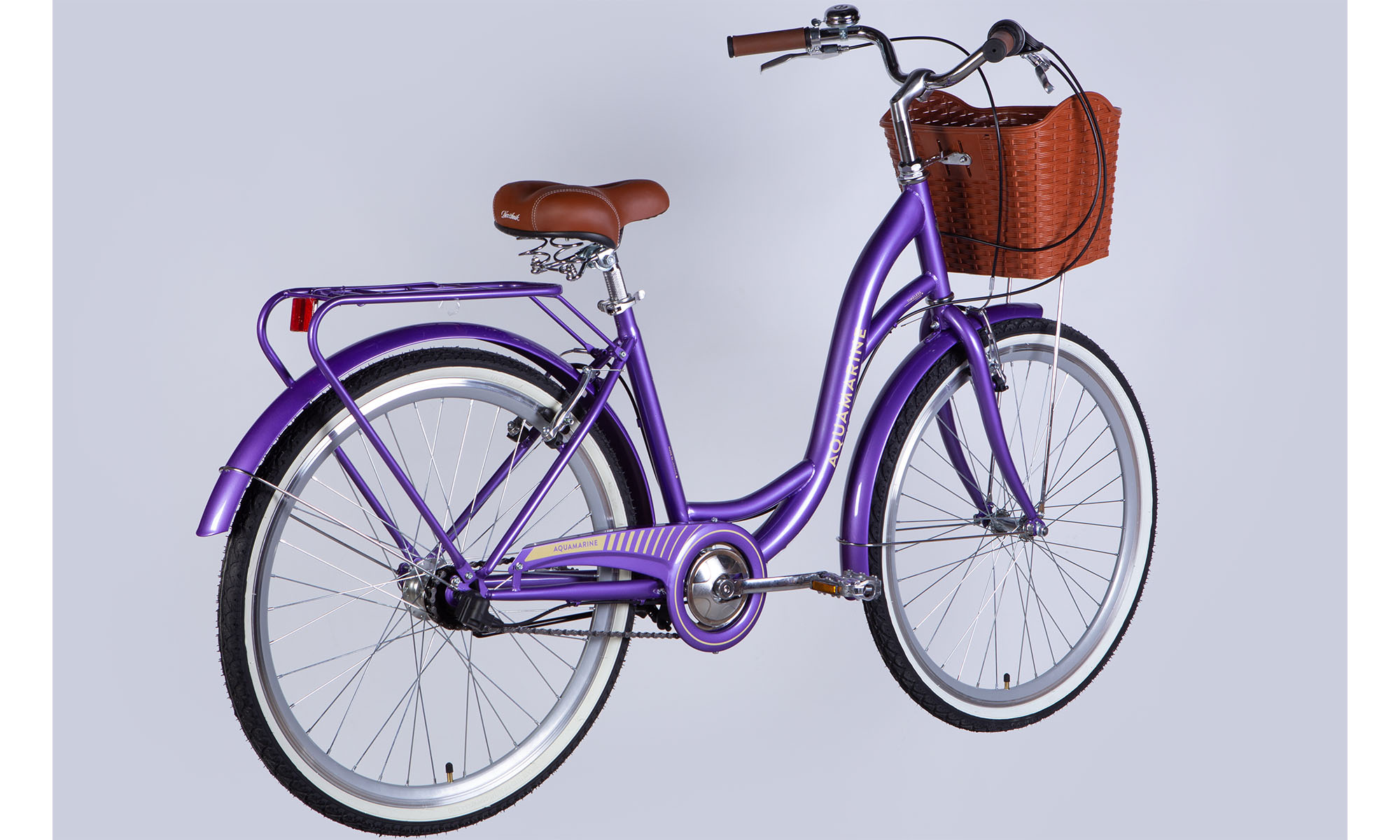 Велосипед Dorozhnik AQUAMARINE PH 26", размер M, рама 17", 2025, фиолетовый  4
