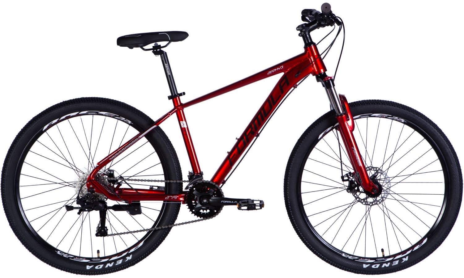 Фотография Велосипед Formula ZEPHYR 3.0 DD 27,5" размер М рама 17" 2025 красный
