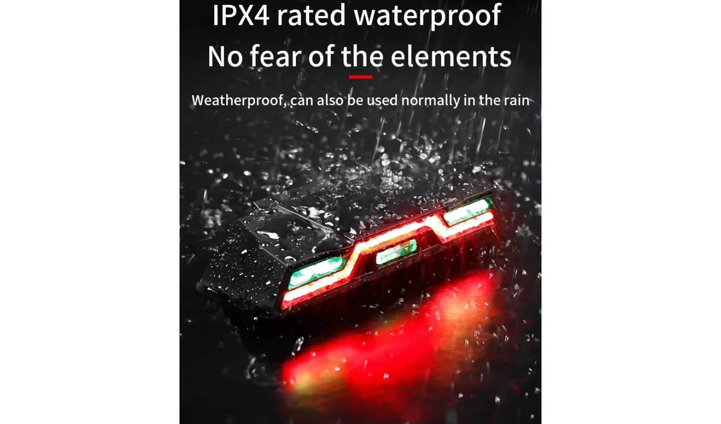 Задня фара SSWD 200Lm, 2000mAh пластик 4 Задня фара SSWD 200Lm, 2000mAh пластик 4