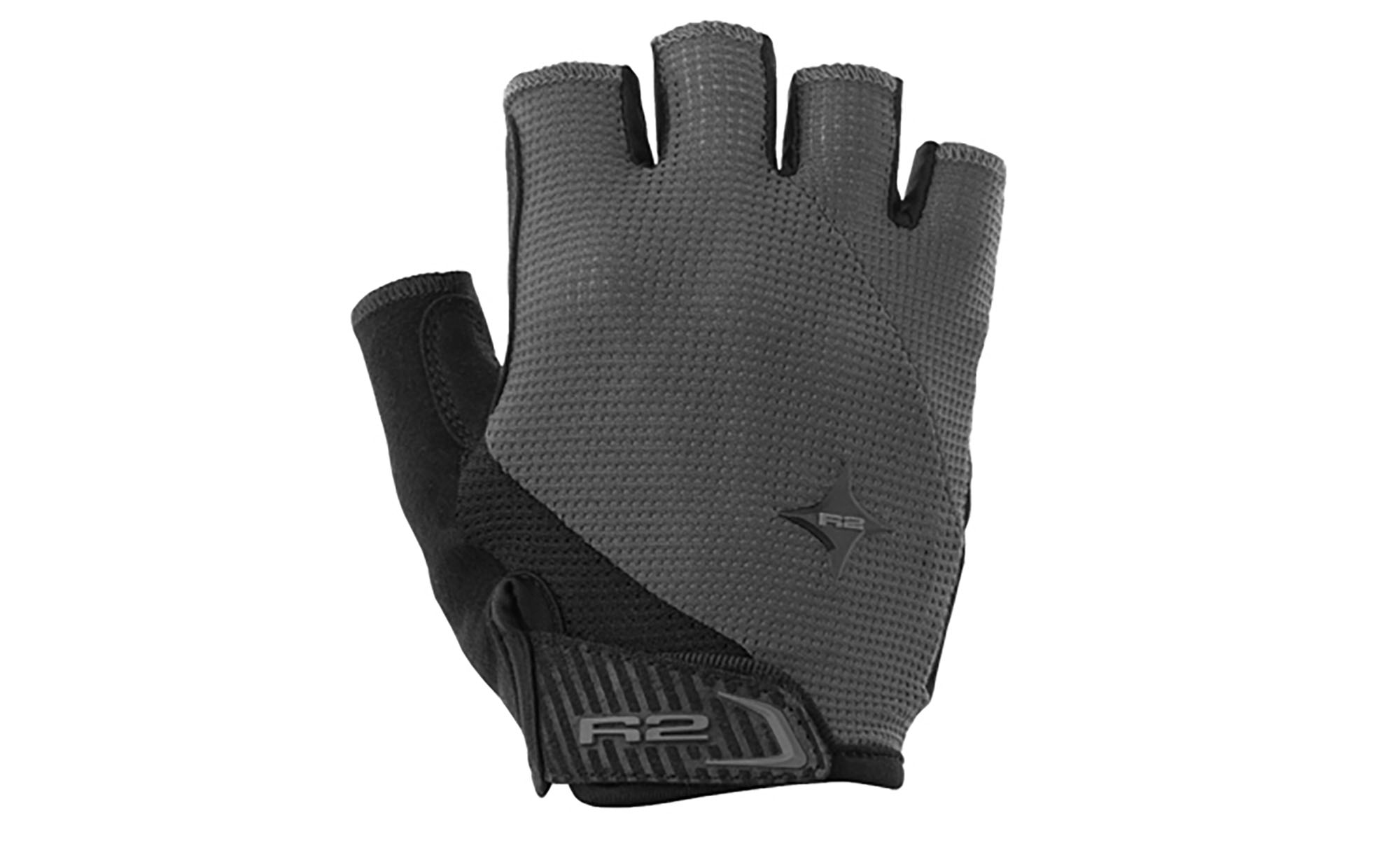 Рукавички R2 Ribbon 2.0 колір чорний/сірий, розмір L Рукавички R2 Ribbon 2.0 колір чорний/сірий, розмір L