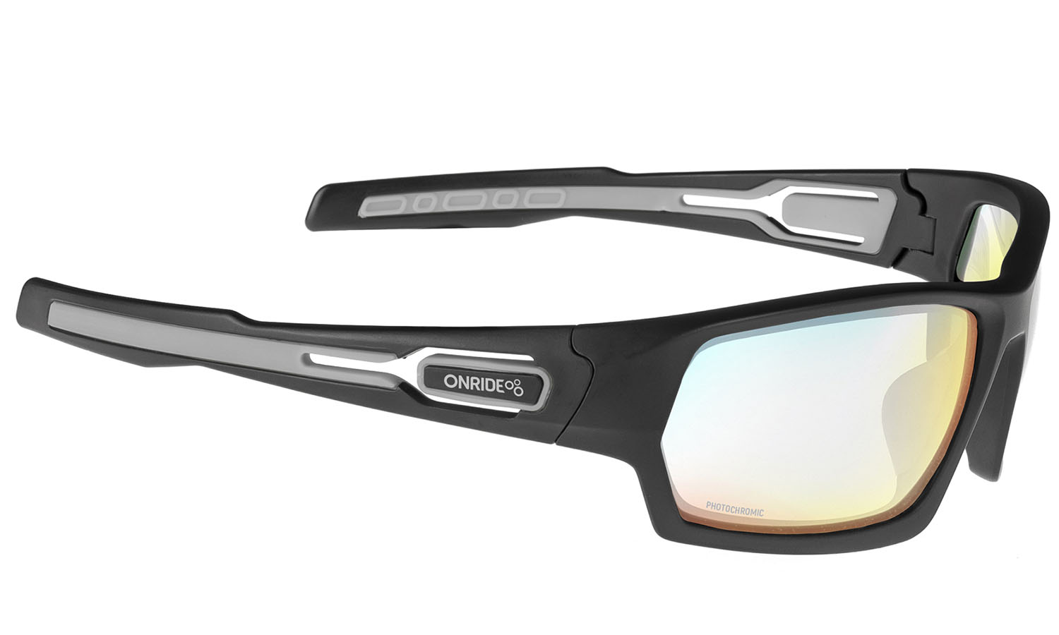 Фотография Очки ONRIDE Point 20 матовые черные с линзами Photochromic Revo Red (78-17%)