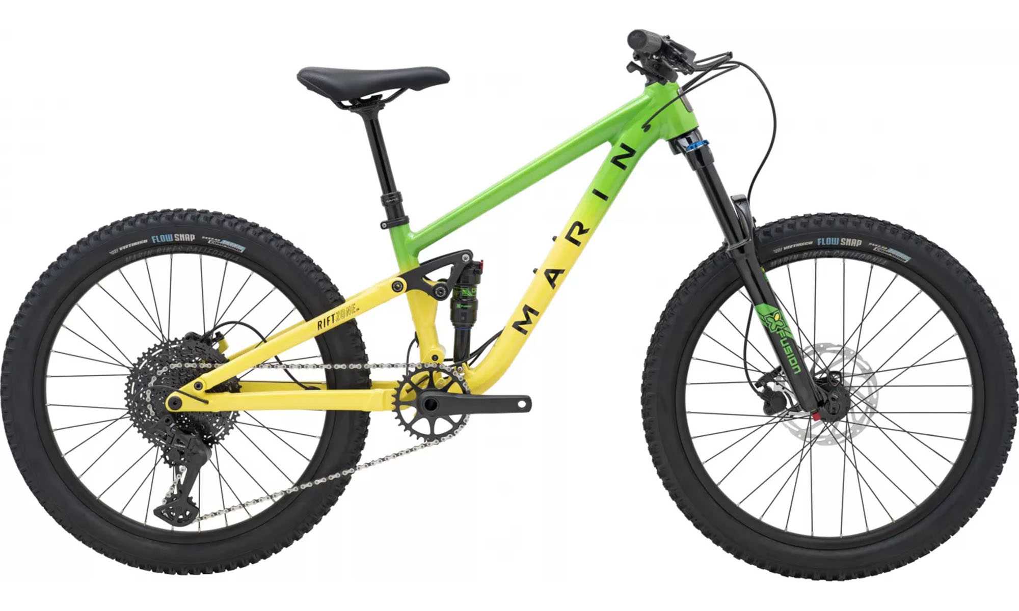 Велосипед Marin RIFT ZONE JR 24", Зелено-желтый, 2026 Велосипед Marin RIFT ZONE JR 24", Зелено-желтый, 2026