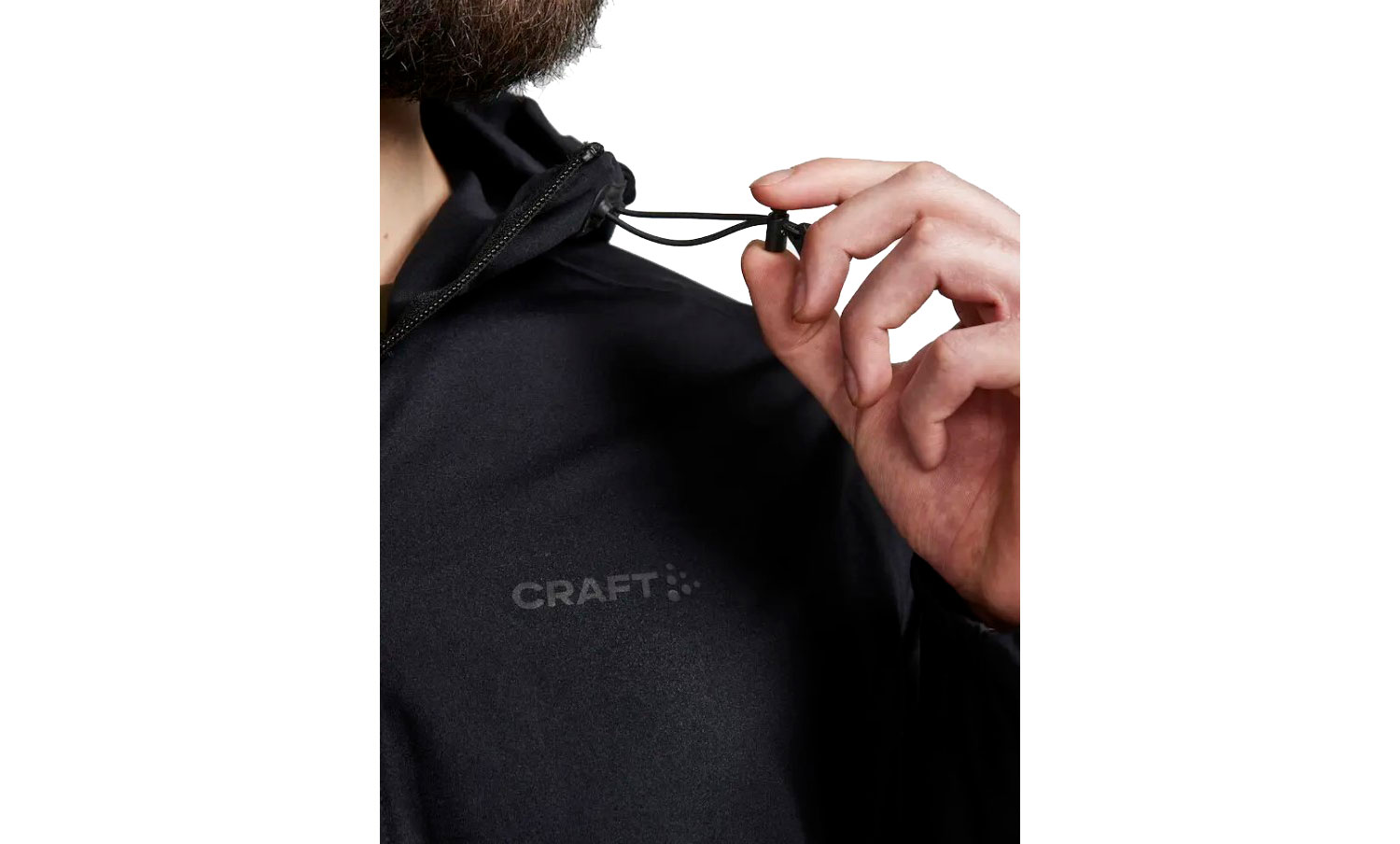 Куртка Craft ADV ESSENCE HYDRO JACKET, чоловіча, розмір XS, сезон AW 22, чорний 4