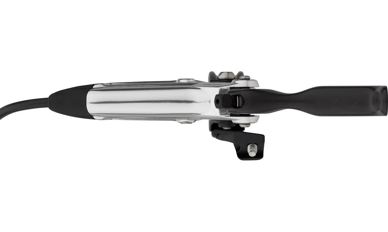Тормоз дисковый SRAM Level Ultimate Stealth 4 Piston - Carbon Lever, Ti Hardware, Reach Adj, Clear Ano Front 950mm Hose  3
