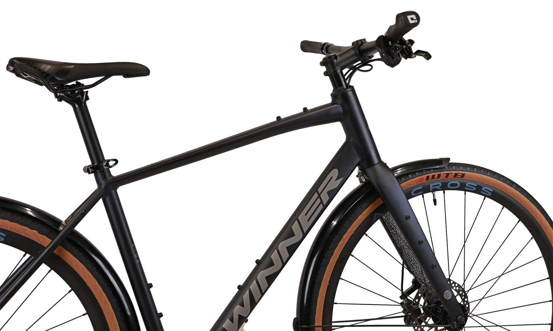 Велосипед Winner TRAFFIC 28" (700c), розмір рами M (54 см), 2025, Чорний (мат) 4