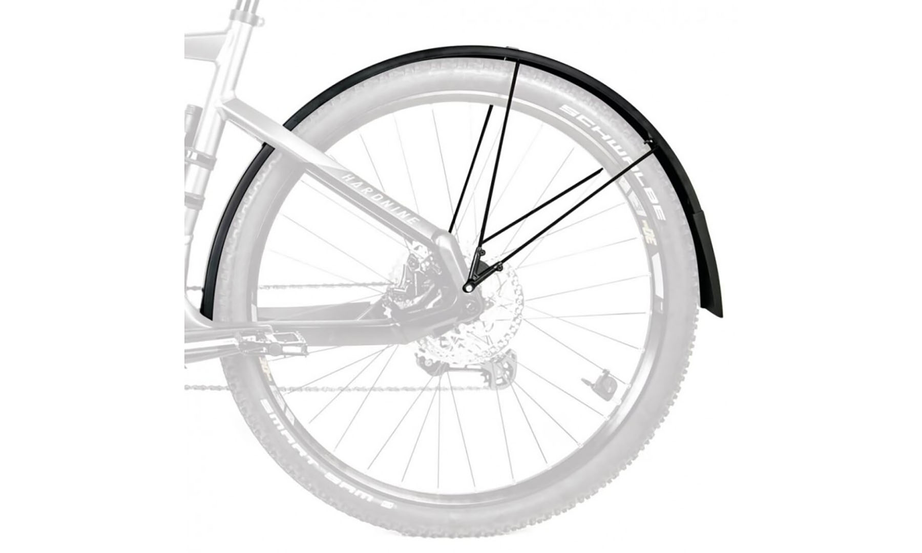 Крылья SKS BLUEMELS STYLE 27.5"-29", 65 MM черные 8 Крылья SKS BLUEMELS STYLE 27.5"-29", 65 MM черные 8