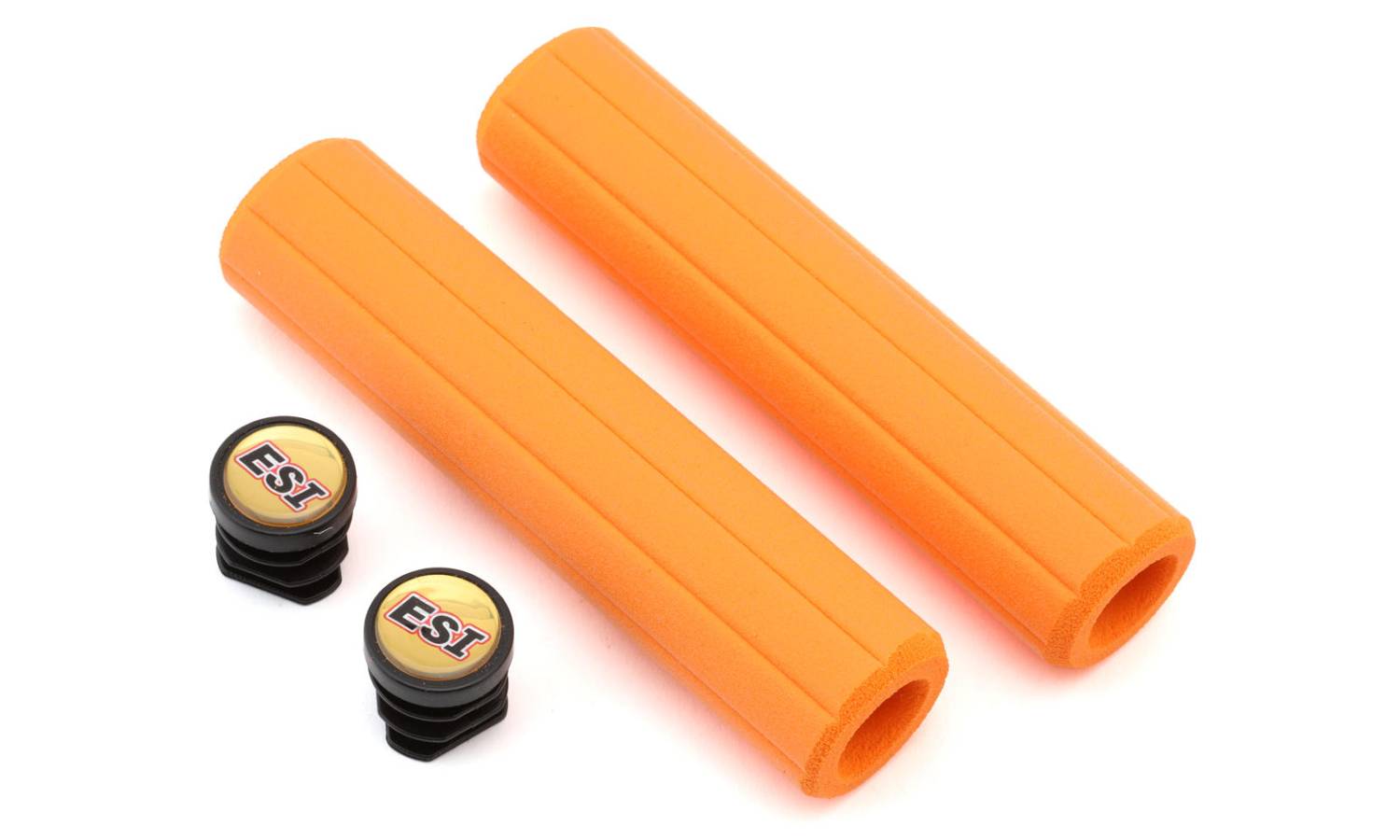 Гріпси ESI Ribbed Chunky Orange Silicone Bicycle Grips Гріпси ESI Ribbed Chunky Orange Silicone Bicycle Grips