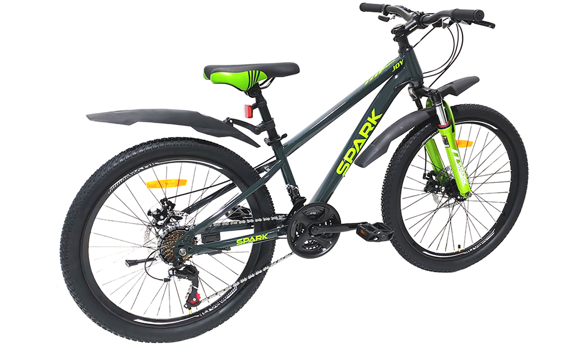 Велосипед SPARK JOY 24", розмір XXS, рама 12", 2025, темно-зелений 2