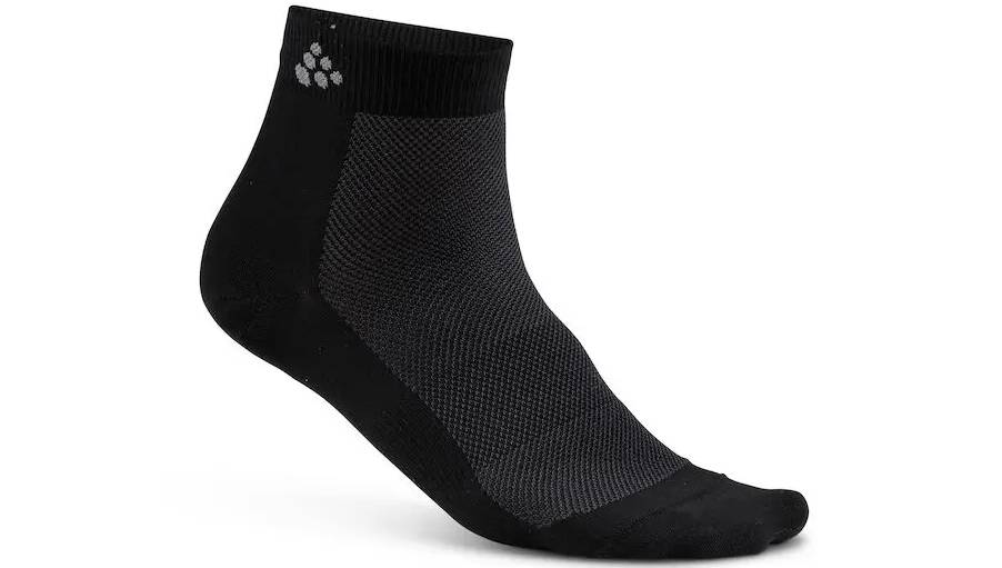 Фотографія Комплект шкарпеток унісекс Craft Greatness Mid 3 пари, розмір 34-36, сезон SS 18, чорні