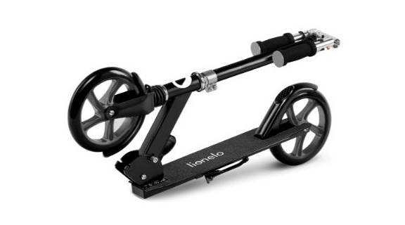 Детский самокат Lionelo Luca BLACK GRAPHITE 8