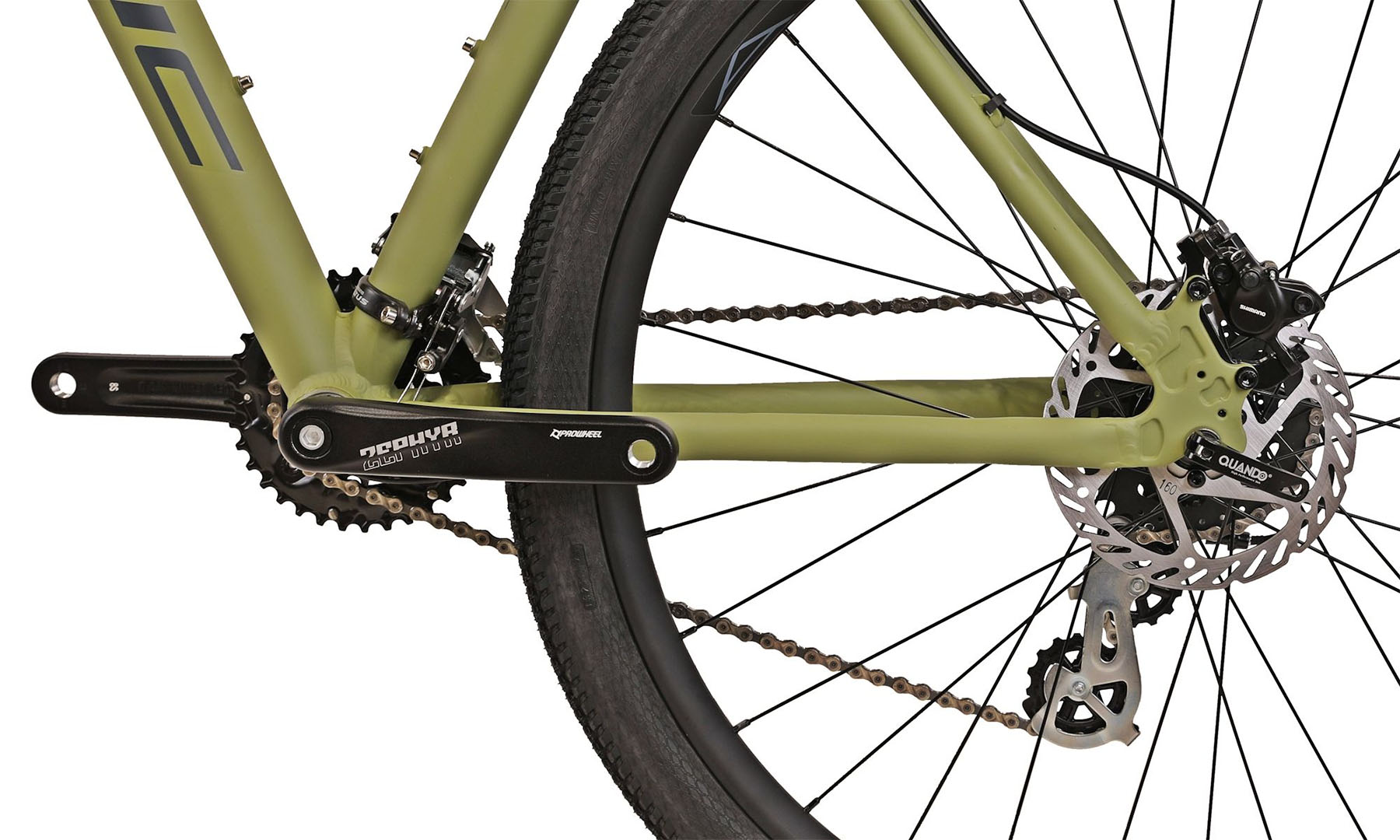 Велосипед Kinetic Crystal 29" размер L, рама 20" (2025) зелено-серый (мат) 5 Велосипед Kinetic Crystal 29" размер L, рама 20" (2025) зелено-серый (мат) 5