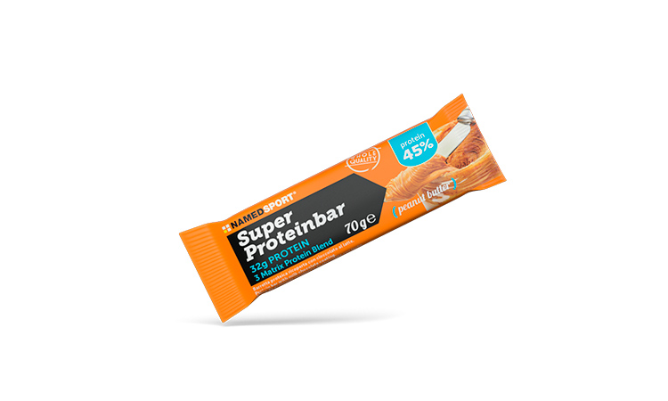 Фотография Протеиновый батончик 45% Namedsport SUPERPROTEINBAR 70 г Арахисовое масло