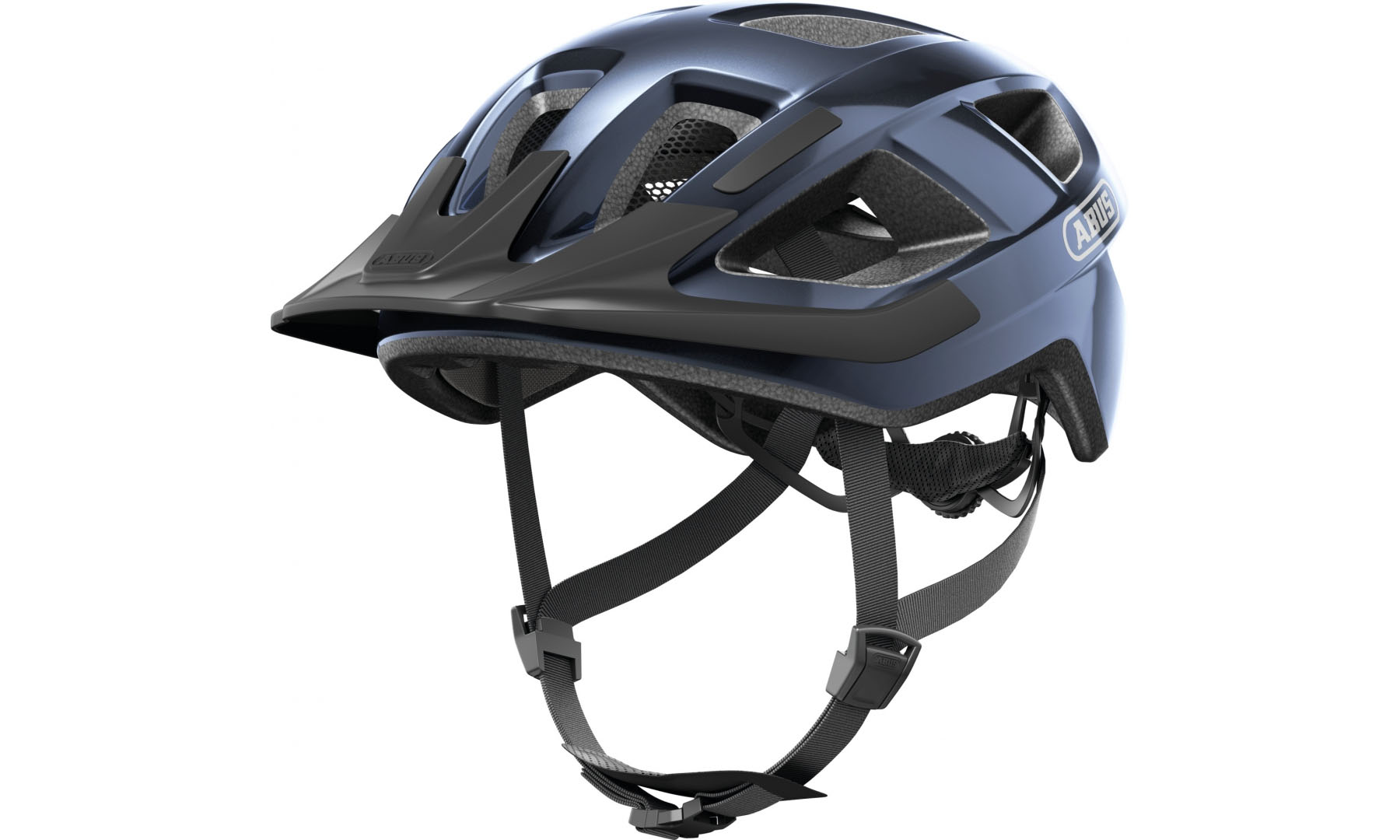 Велошлем ABUS ADURO 3.0 midnight blue, размер L (58-62 см), темно-синий 6