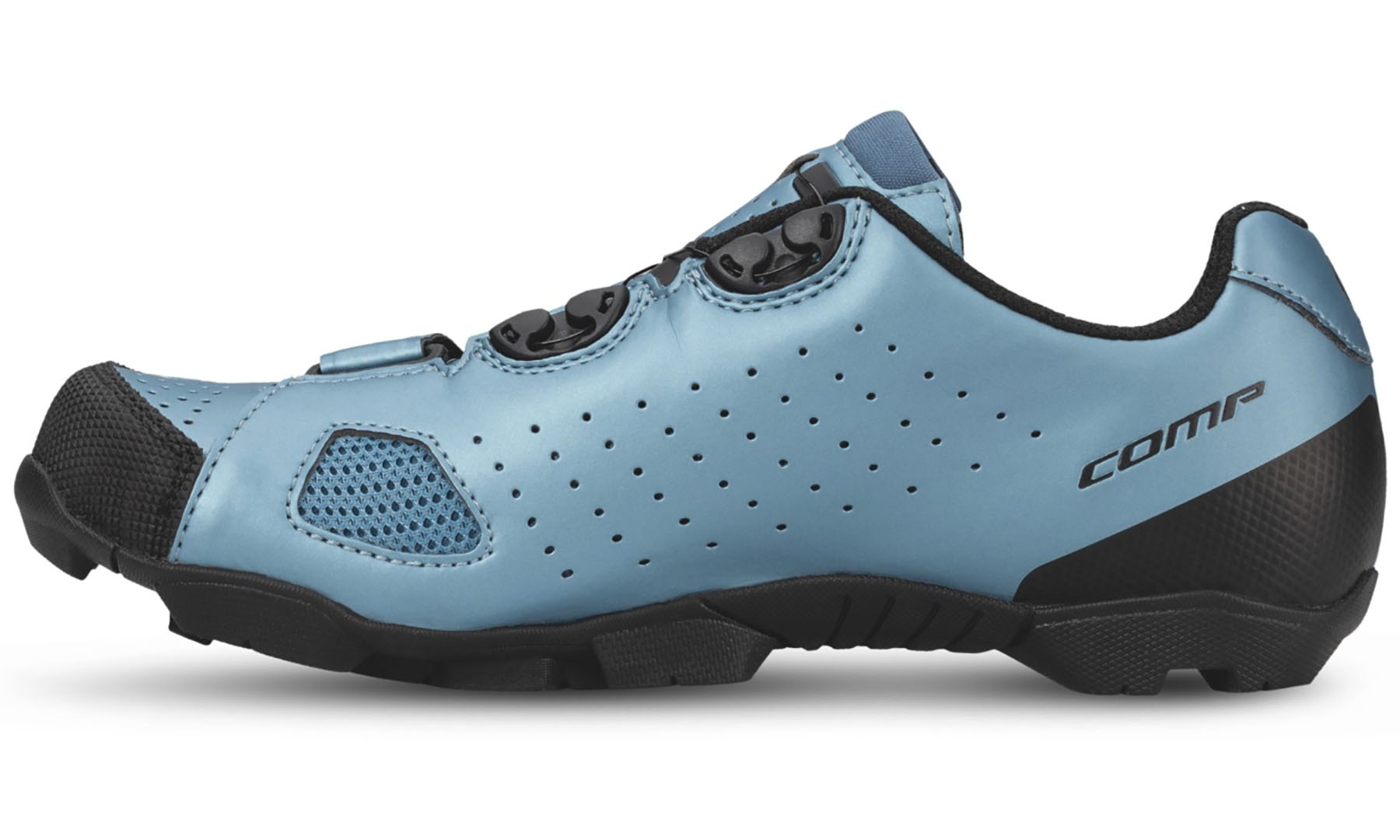 Велотуфли SCOTT MTB COMP BOA LADY матовый черный/бирюзовый синий, размер 37 4