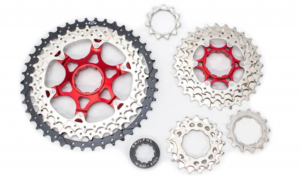 Кассета SkilFul CS-G550 11-42T 10 ск, серебристый 2