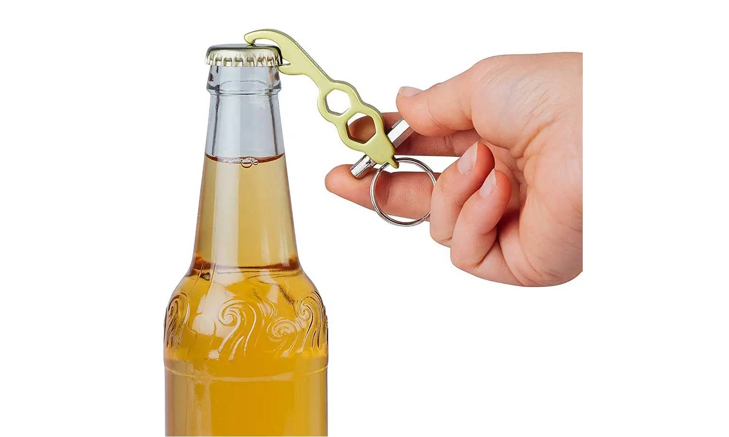 Брелок-открывашка Munkees 3413 Hex Tool green 2 Брелок-открывашка Munkees 3413 Hex Tool green 2