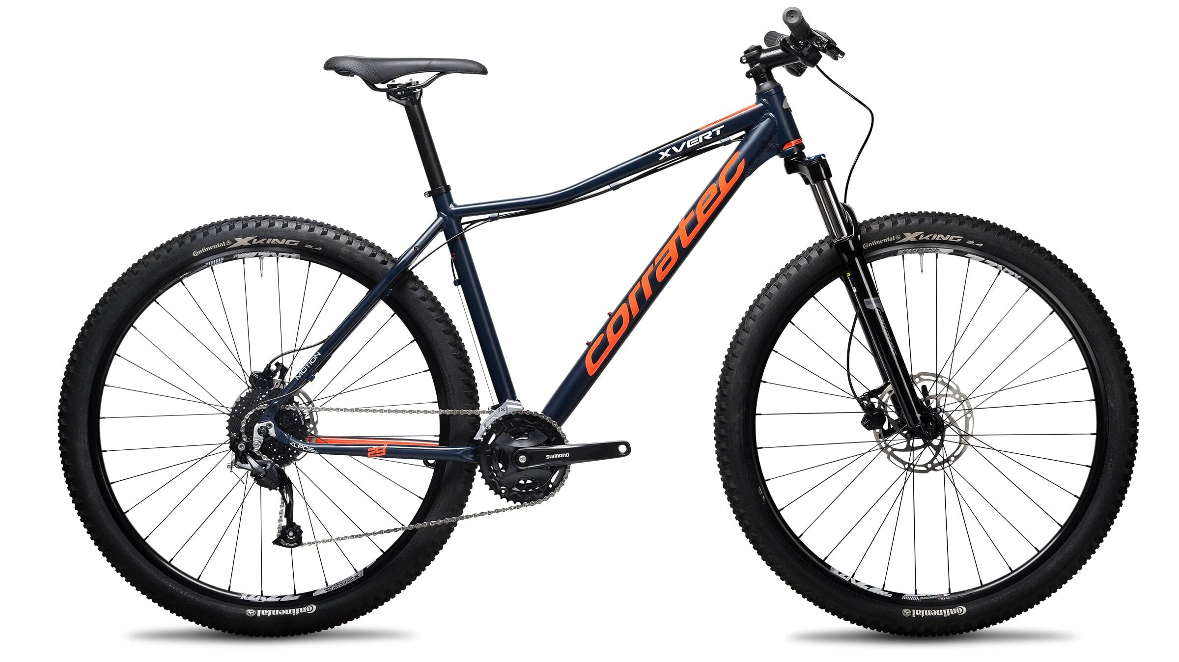 Фотографія Велосипед Corratec X Vert Motion 29" розмір S рама 29 синій/оранжевий/чорний