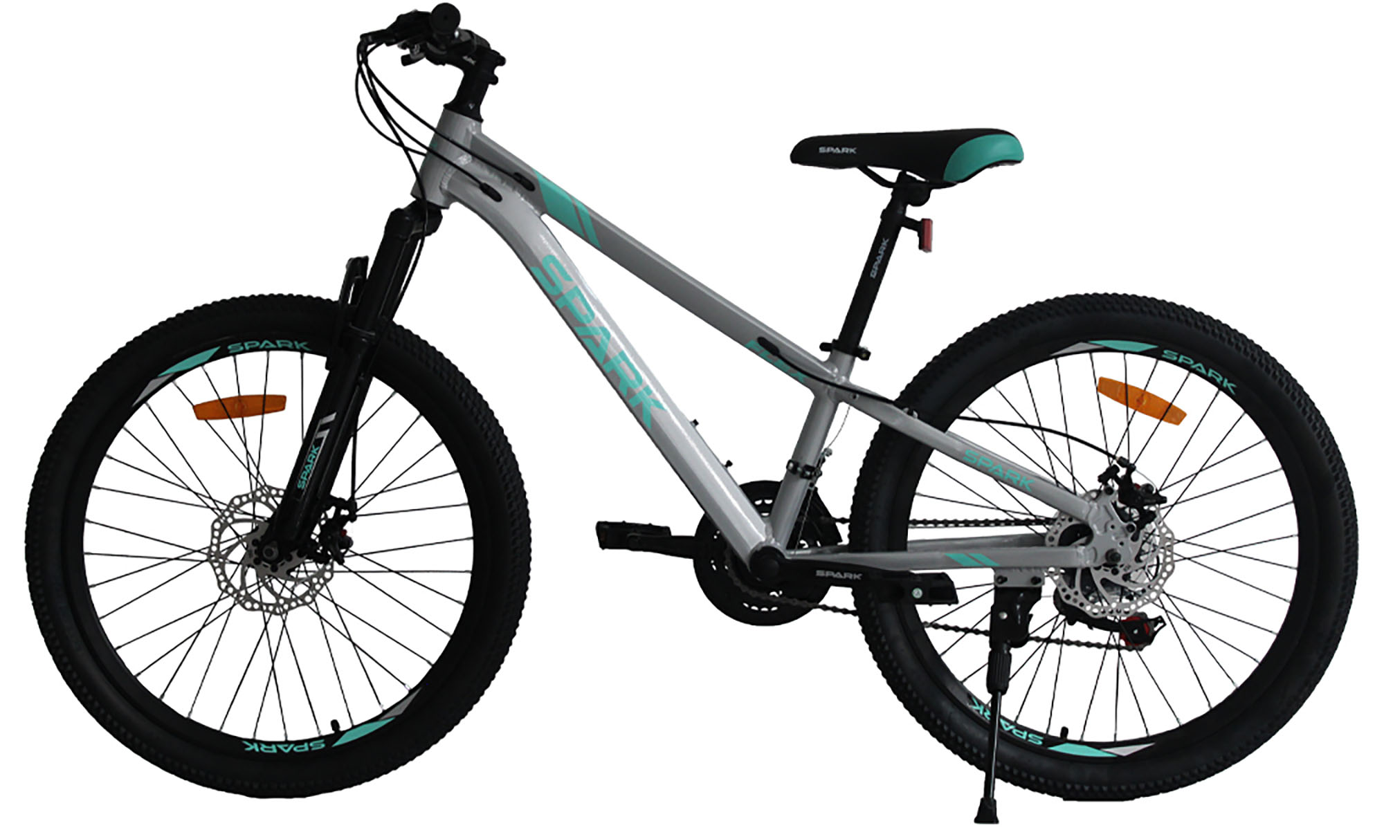 Велосипед SPARK FLEX 24", розмір XXS, рама 11", рік 2026, сірий 