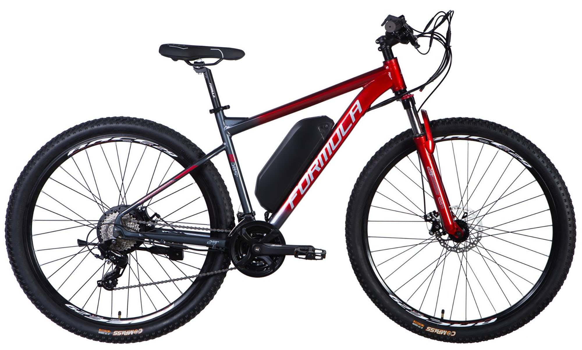 Велосипед с электроприводом Formula eF-1 DD CS 29", размер XL, рама-21", 48B, 12.5А*ч, 500Вт, год 2026, красно-серебристый Велосипед с электроприводом Formula eF-1 DD CS 29", размер XL, рама-21", 48B, 12.5А*ч, 500Вт, год 2026, красно-серебристый