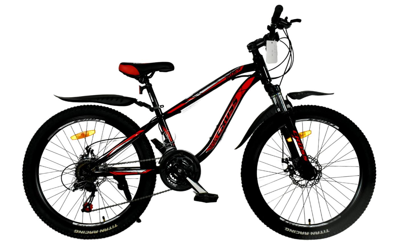 Фотография Велосипед Cross RIDER 26" размер XS рама 13" 2022 Черный-Красный 