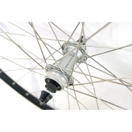 Колесо переднее Shimano HB-M4050 28" Center Lock, Черный 2