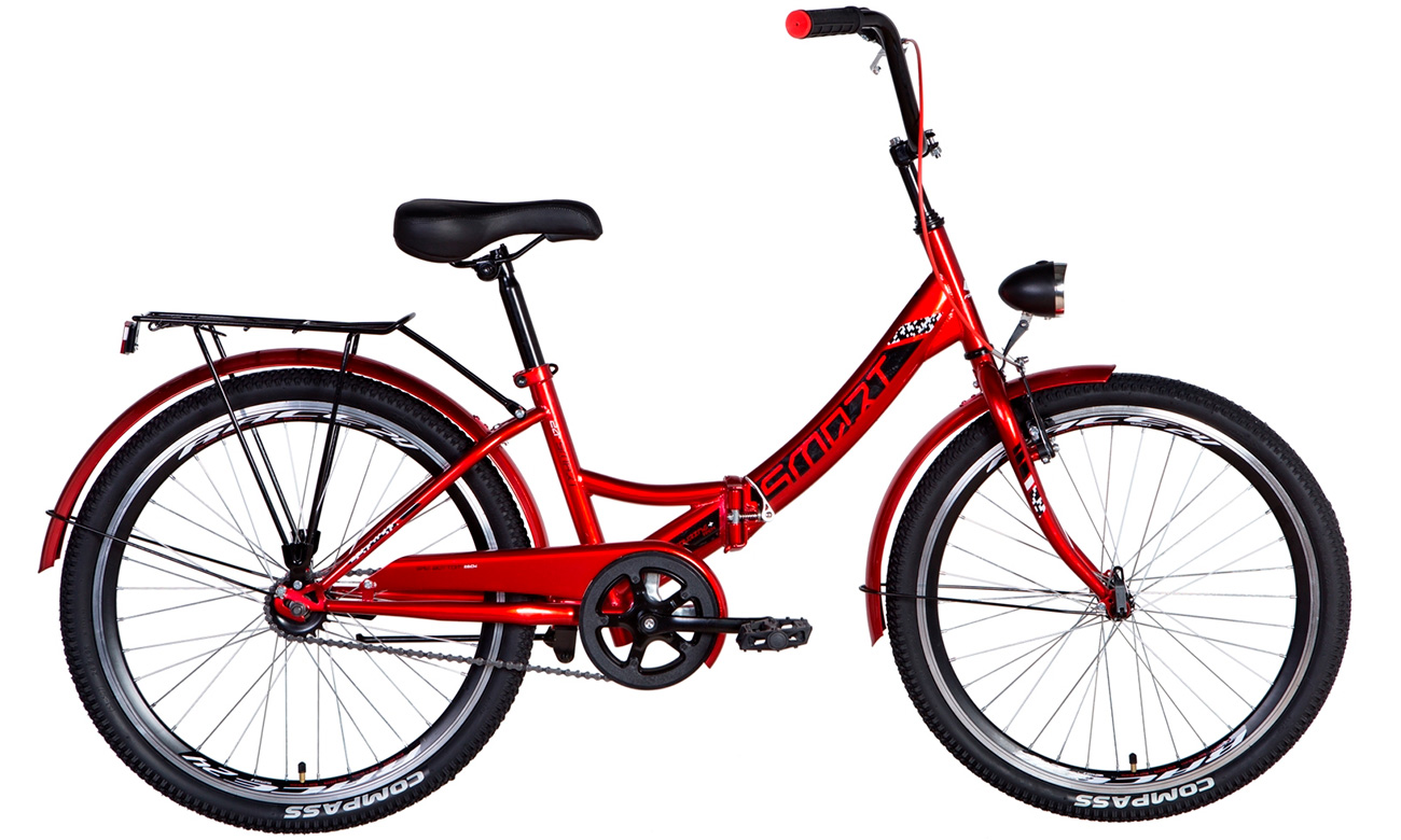 Фотография Велосипед Formula SMART Vbr с фонарём 24" (2021) 2021 Red