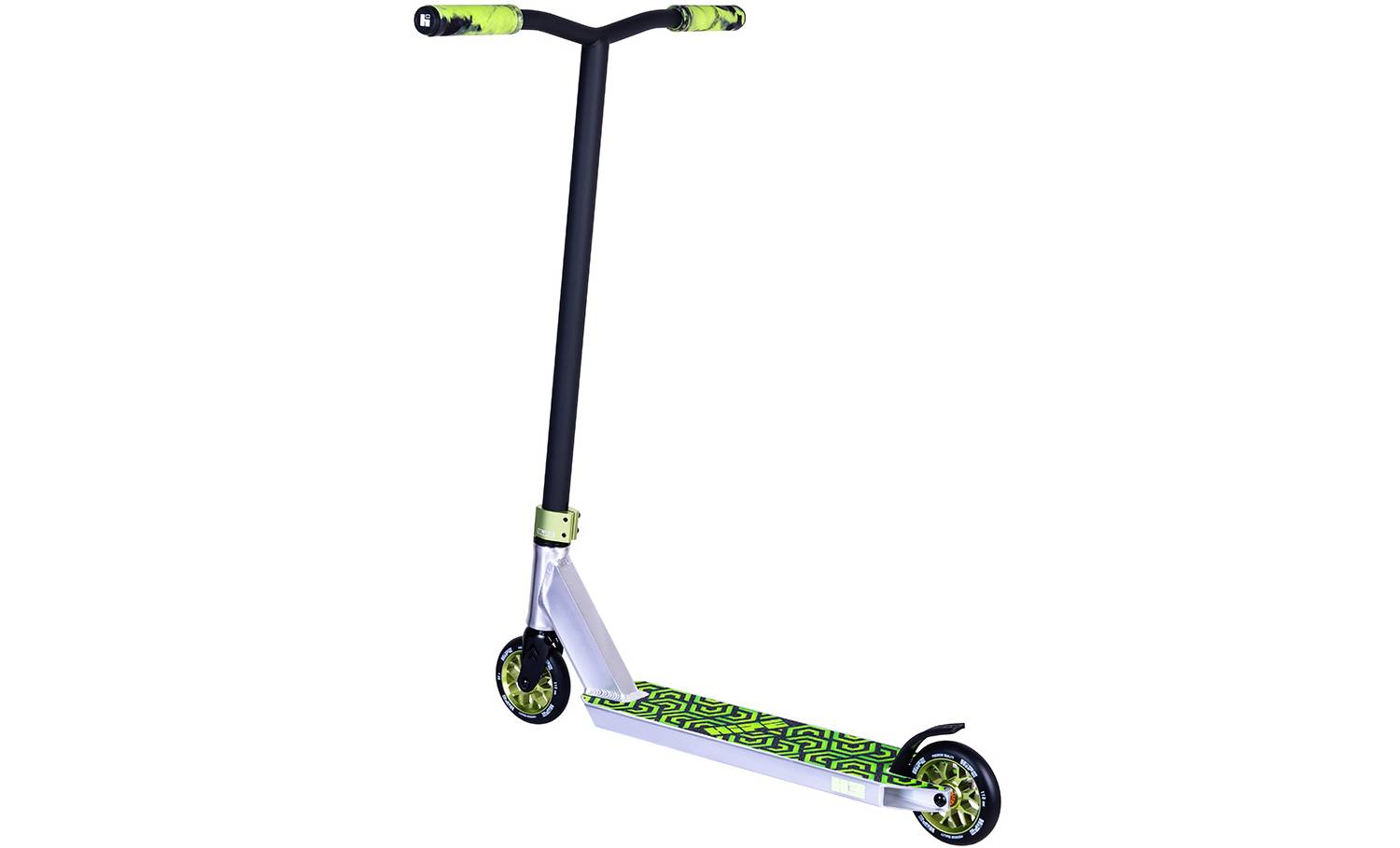 Самокат трюковый Hipe H3 Raw/green 4 Самокат трюковый Hipe H3 Raw/green 4