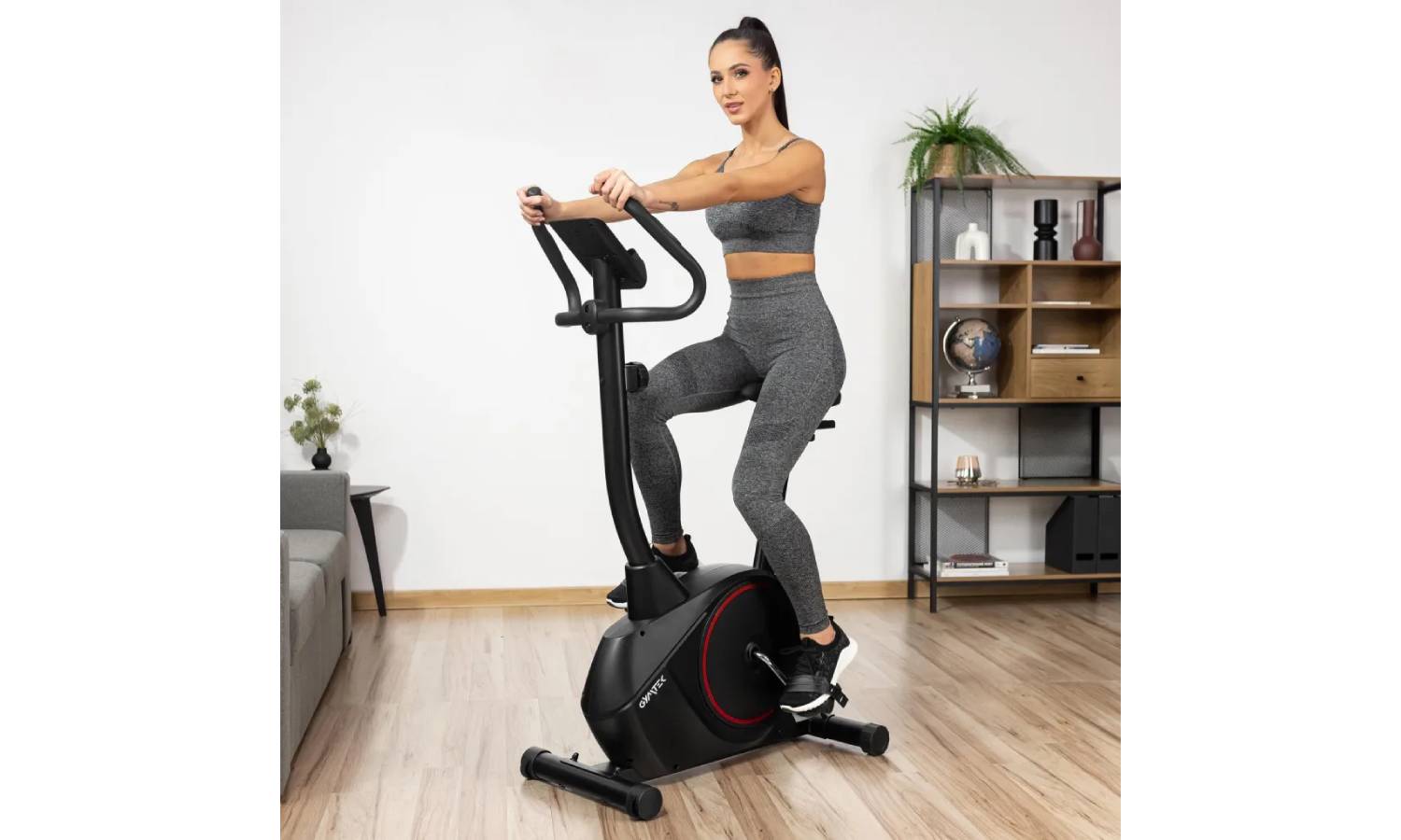 Велотренажер Gymtek XB1500 магнитный красный 17