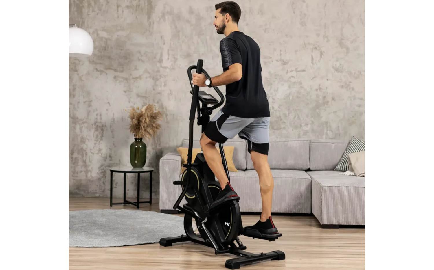 Орбитрек магнитный Hop-Sport HS-450B Dynamic черно-золотистый 9