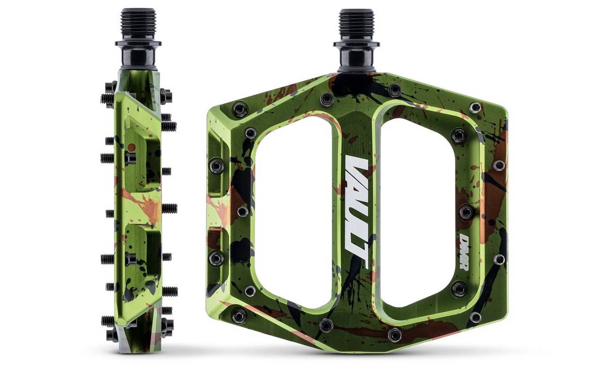 Педалі DMR Vault SE - Liquid Camo Green 3 Педалі DMR Vault SE - Liquid Camo Green 3
