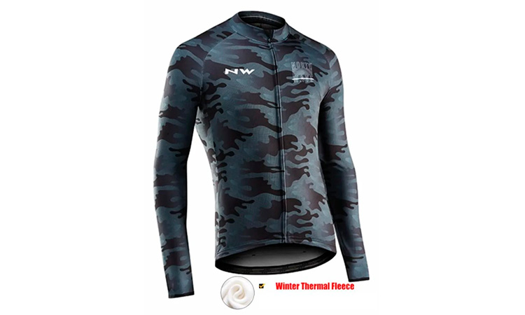 Велоджерсі утеплена Cycling Northwave Stealth v1, з флісом, XL 2