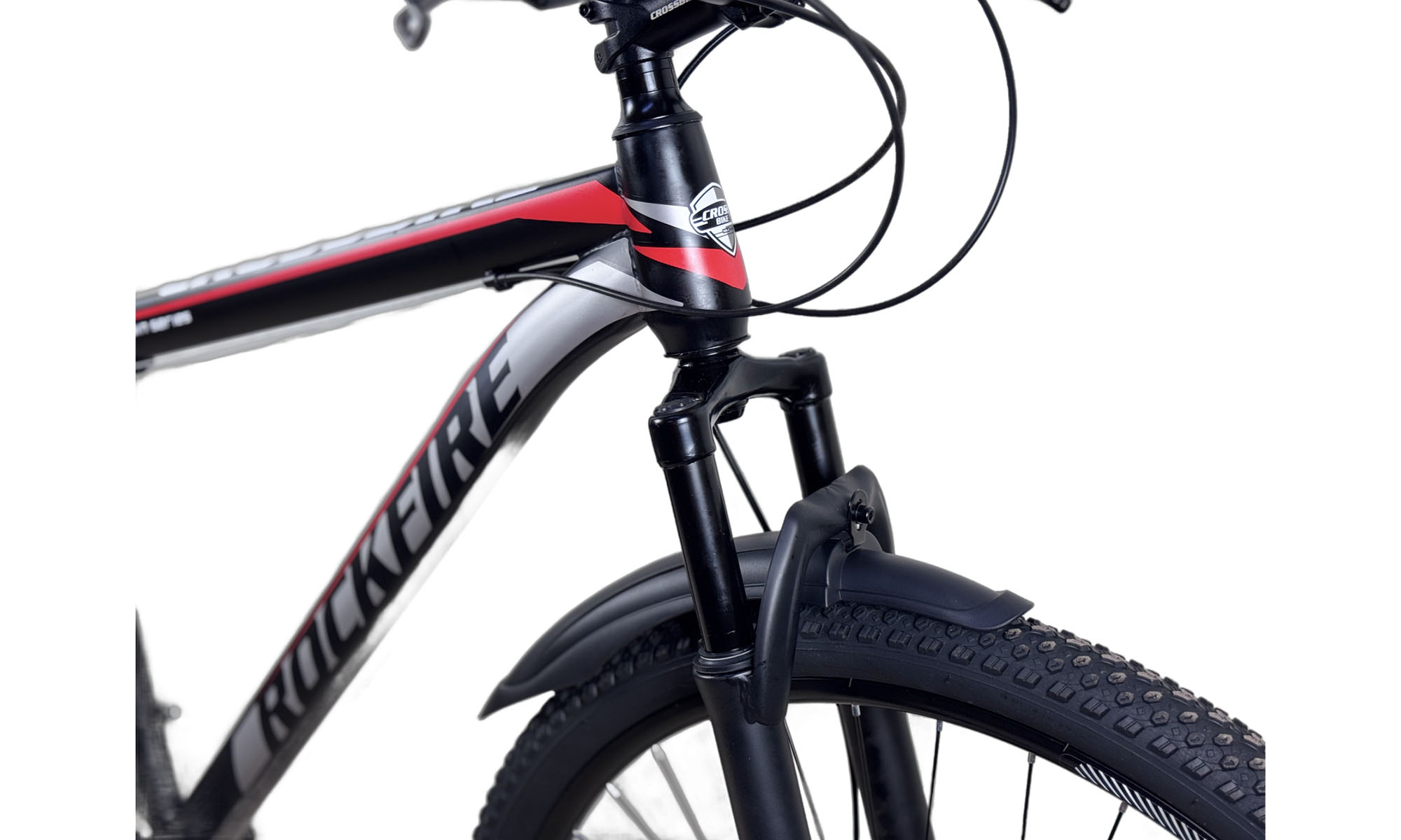 Велосипед CrossBike Rockfire 29", розмір L, рама 19", рік 2026, Чорний-Червоний 3