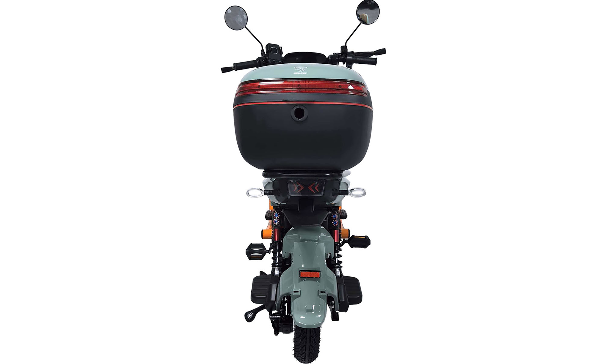 Велосипед з електромотором SPARK BOOST 14", розмір універсальний, рік 2026, 72V/1200W/25Ah, зелений 3