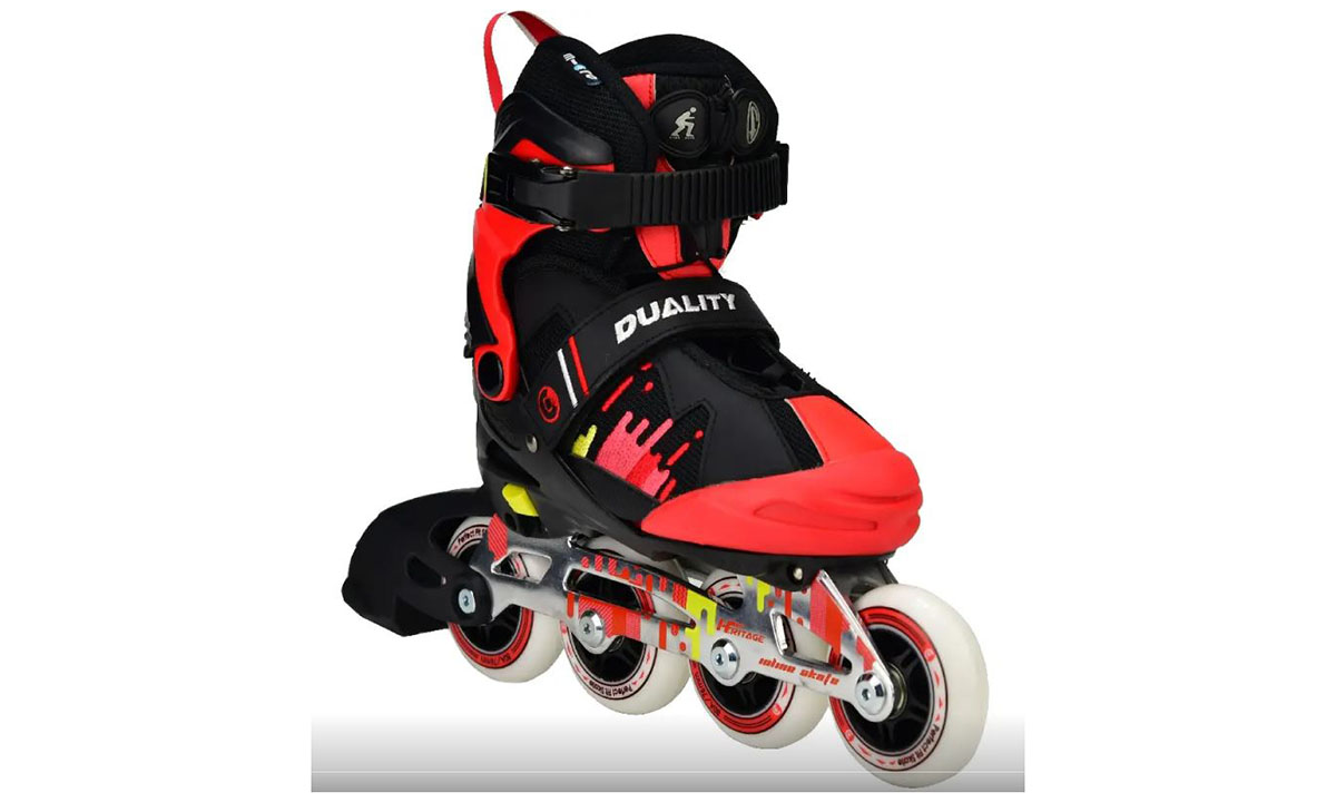 Ролики дитячі розсувні MICRO Duality red-black розмір 33-36 2